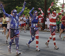 Red, White and Blue Runners