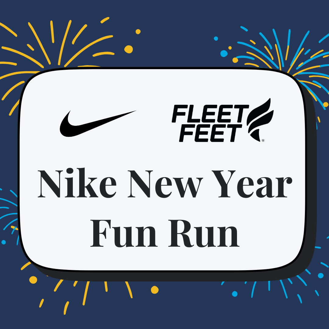 Nike New Year Fun Run, image showing fireworks