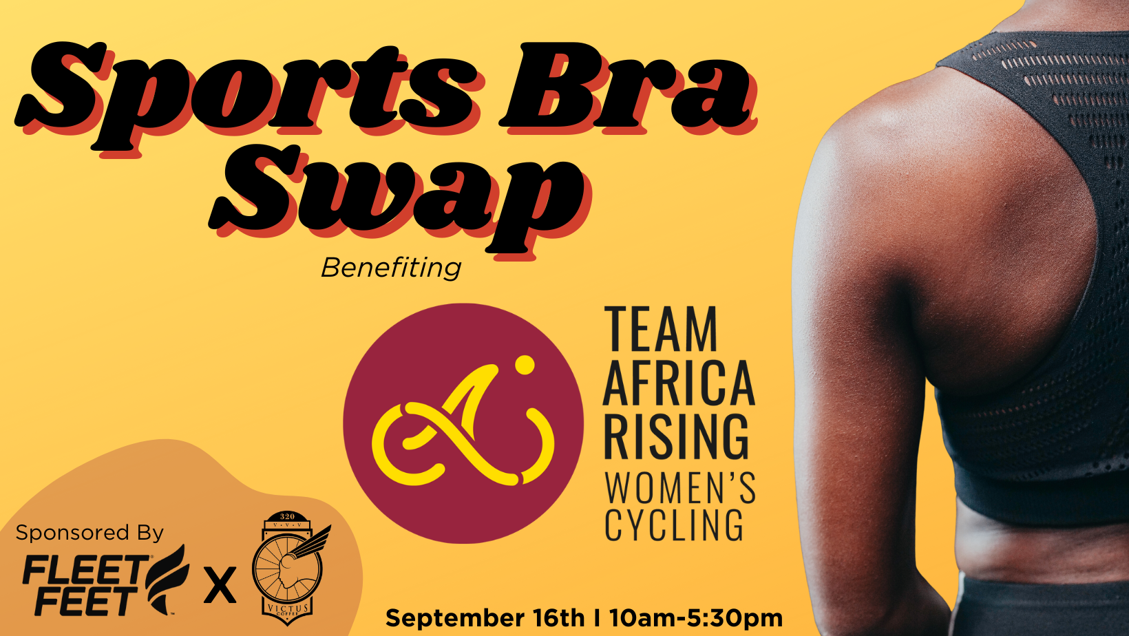 Sports Bra Swap benefiting Team Africa Rising Women's Cycling
