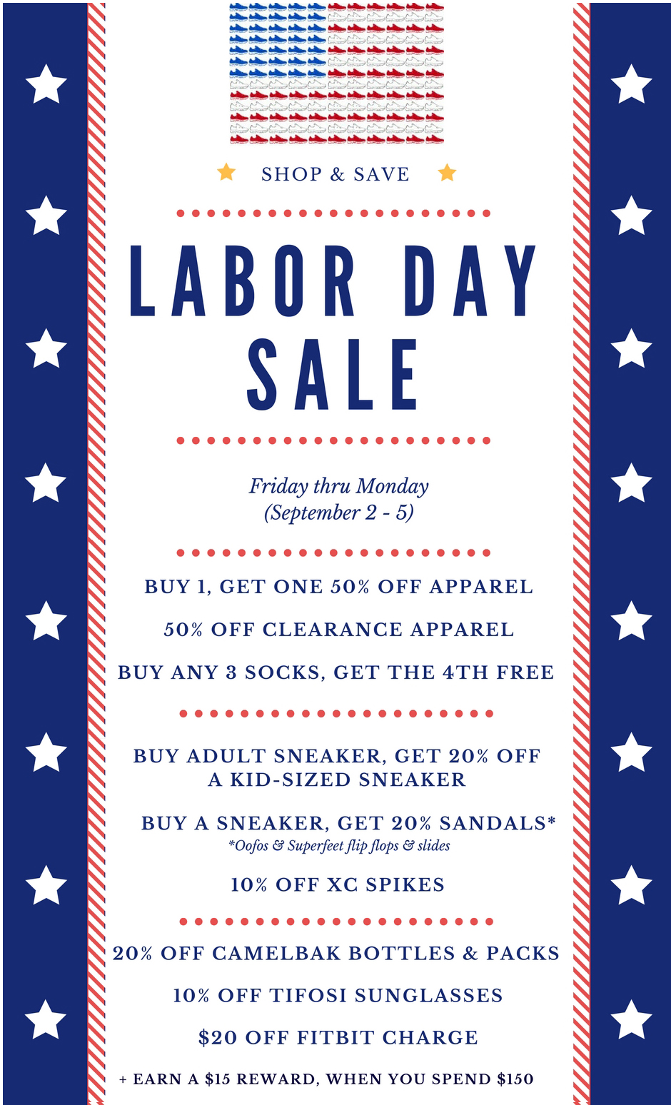 Labor Day Sale Details