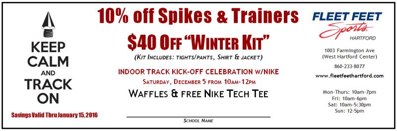 Indoor Track Coupon