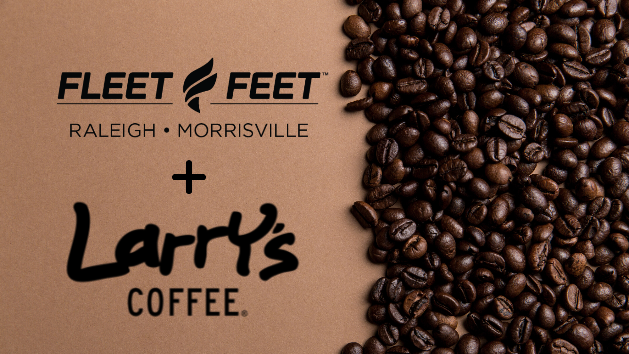 Fleet Feet & Larry's Coffee logos