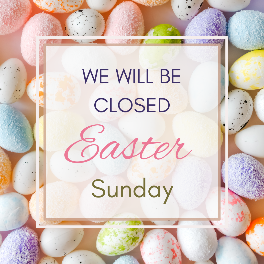 We're Closed Easter Sunday - Fleet Feet Raleigh