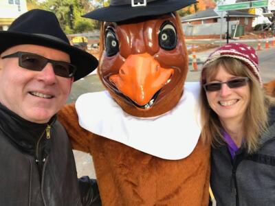 bob and kathy with the turkey