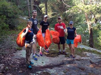 Falls lake cleanup