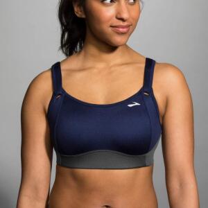 brooks fiona sports bra navy