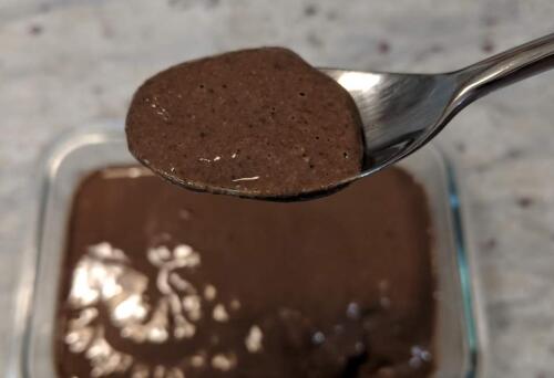 chia seed chocolate mousse