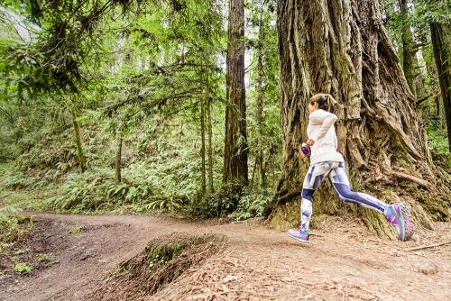 uphill trail solo run