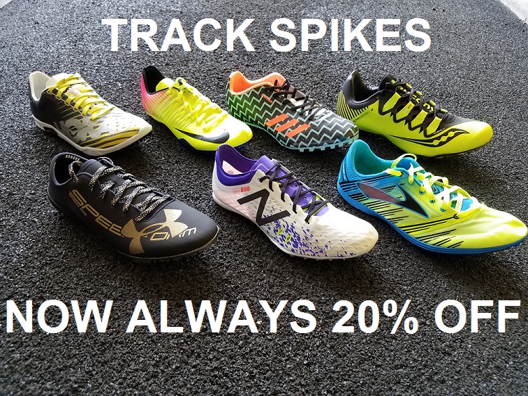 can cross country spikes be used for track