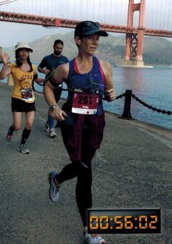 Sally Collings at Presidio 10K