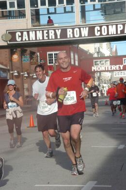 Jim at Big Sur Half run