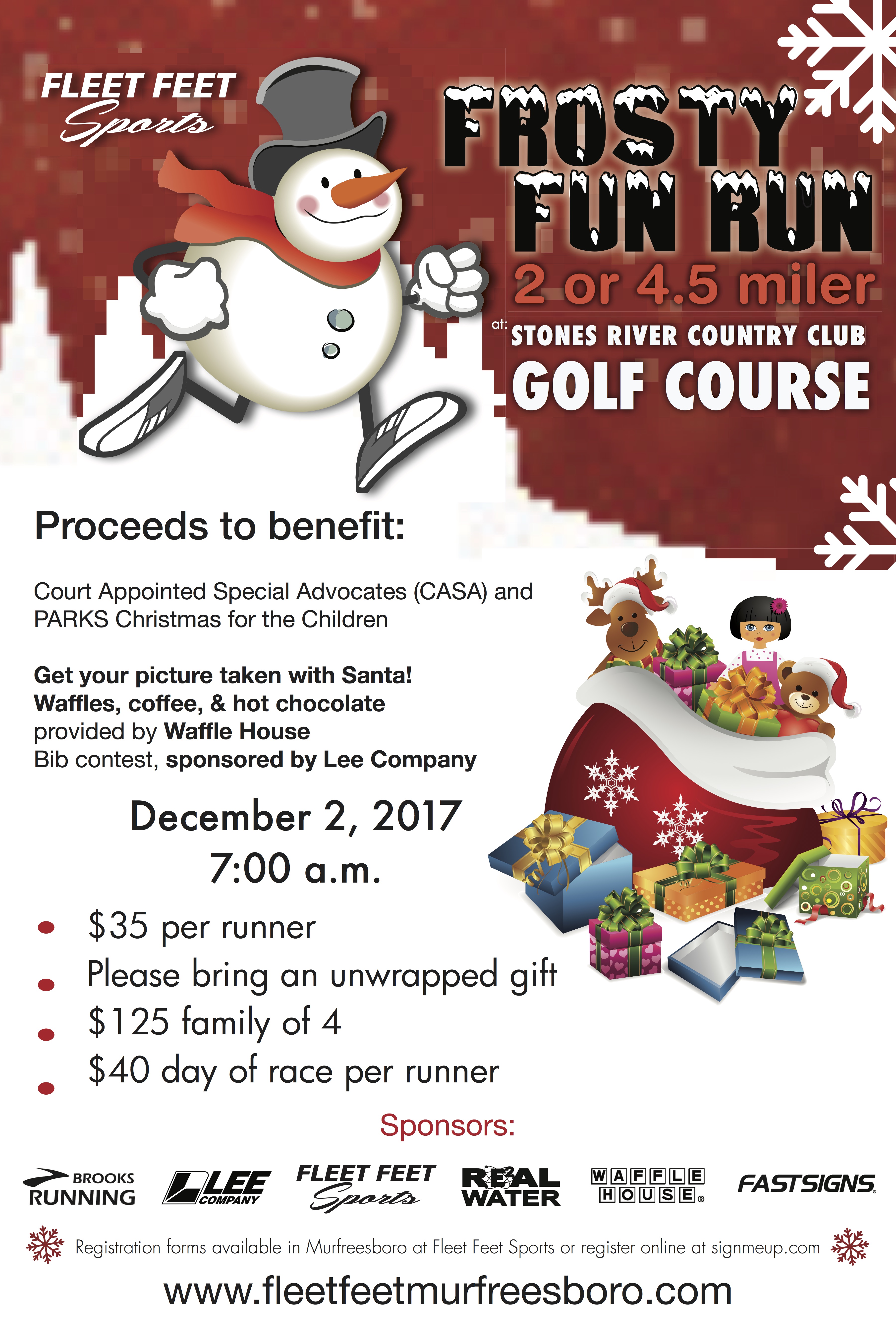 Frosty Fun Run! Fleet Feet Sports Murfreesboro