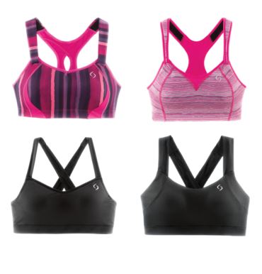 Moving Comfort Womens Fiona Sports Support Bra Top Pink Gym Breathable