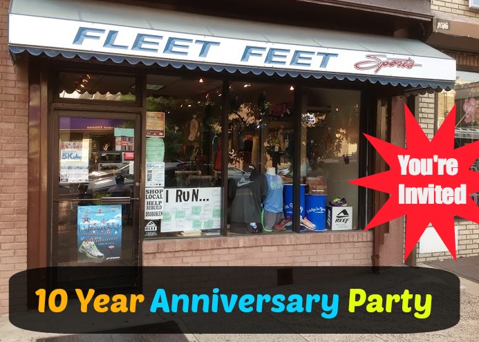 10 Year Anniversary Party and No Boundaries Celebration - Fleet Feet Hoboken