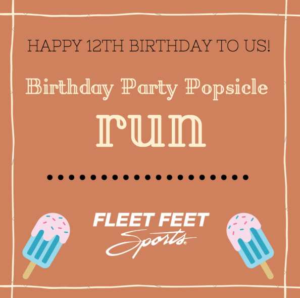 12th Birthday Party Popsicle Run - Fleet Feet Hoboken