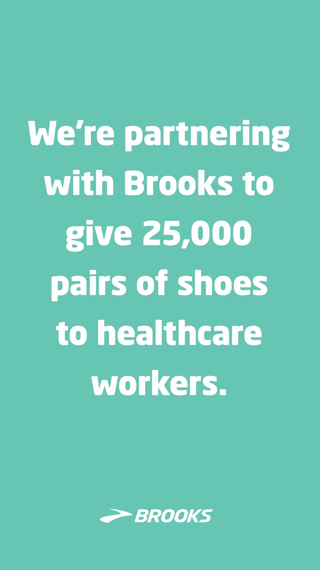 Brooks running best sale healthcare workers