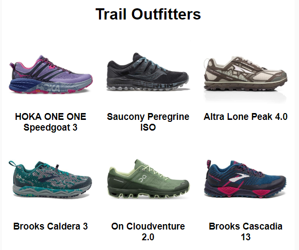 Trail vs sale running shoes