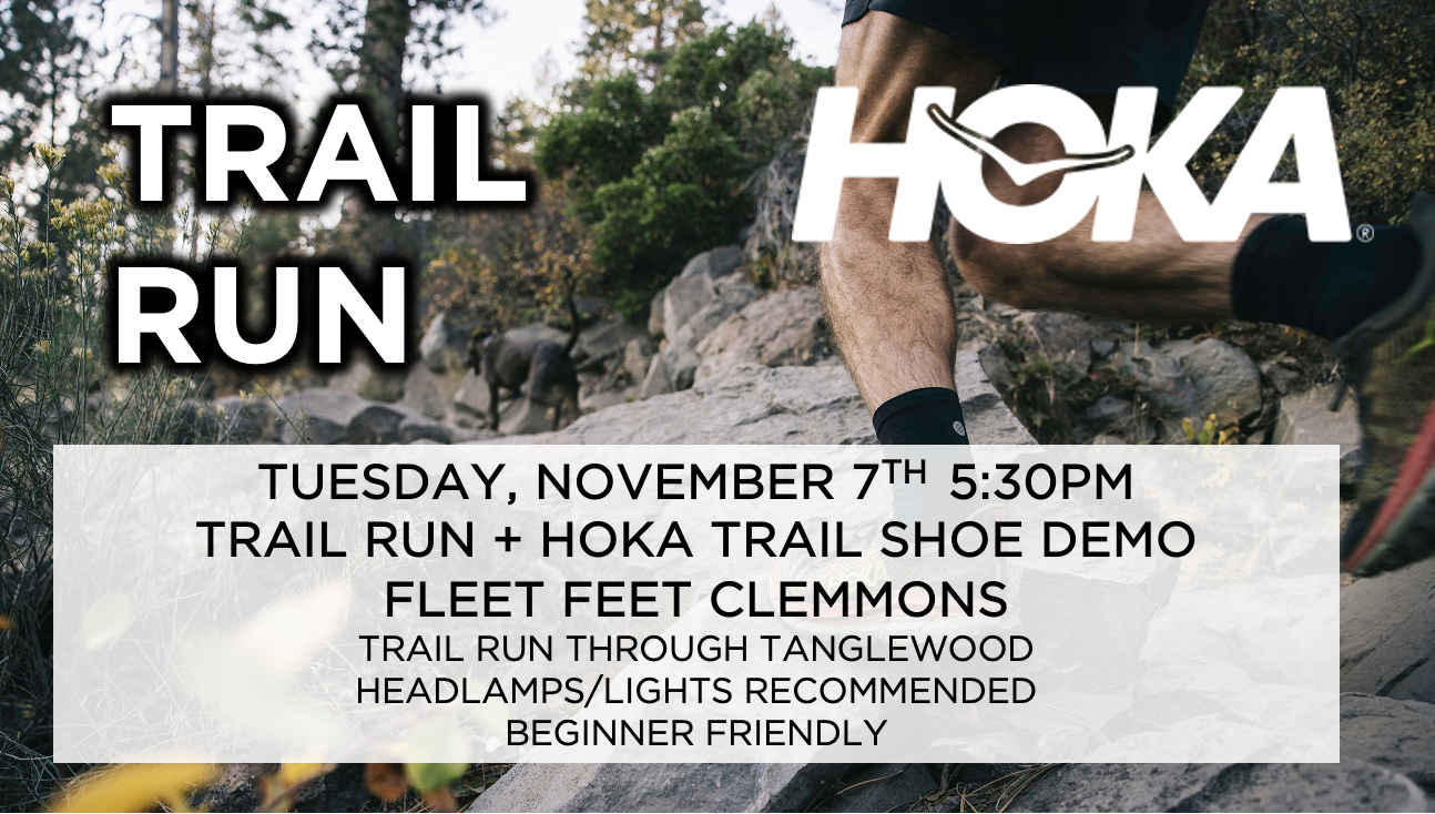 Hoka Trail Run Demo Fleet Feet Sports WinstonSalem