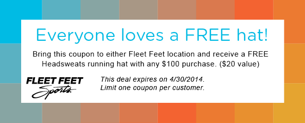 Fleet Feet Tucson Free Hat Coupon
