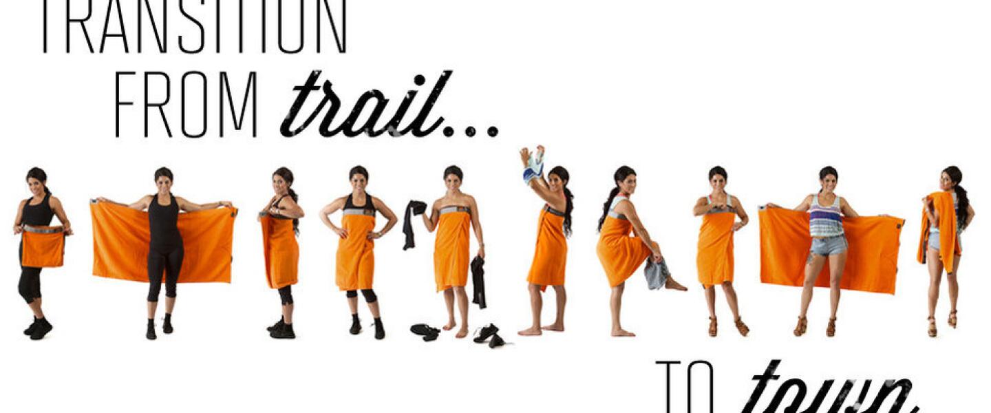 Orange Mud Transition Towel Seat Wrap Fleet Feet Montclair