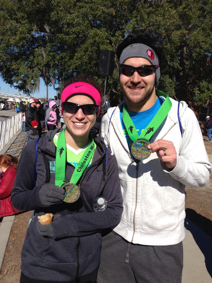 mike and katie charleston marathon