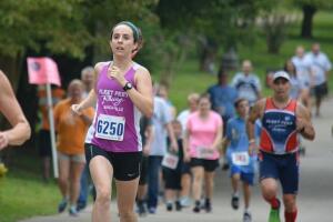 Shahin chasing Katlyn to the finish line