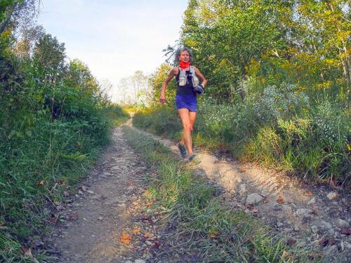 Runner running the Cumerland Trail Race