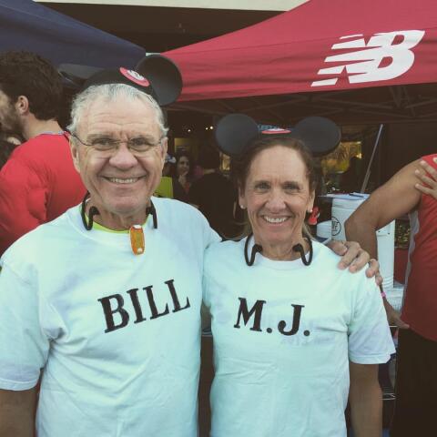 Bill and MaryJane at Halloween Fun Run