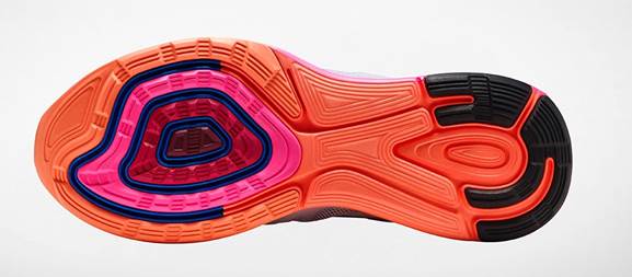 Nike LunarGlid 6 Pressure Mapped Outsole