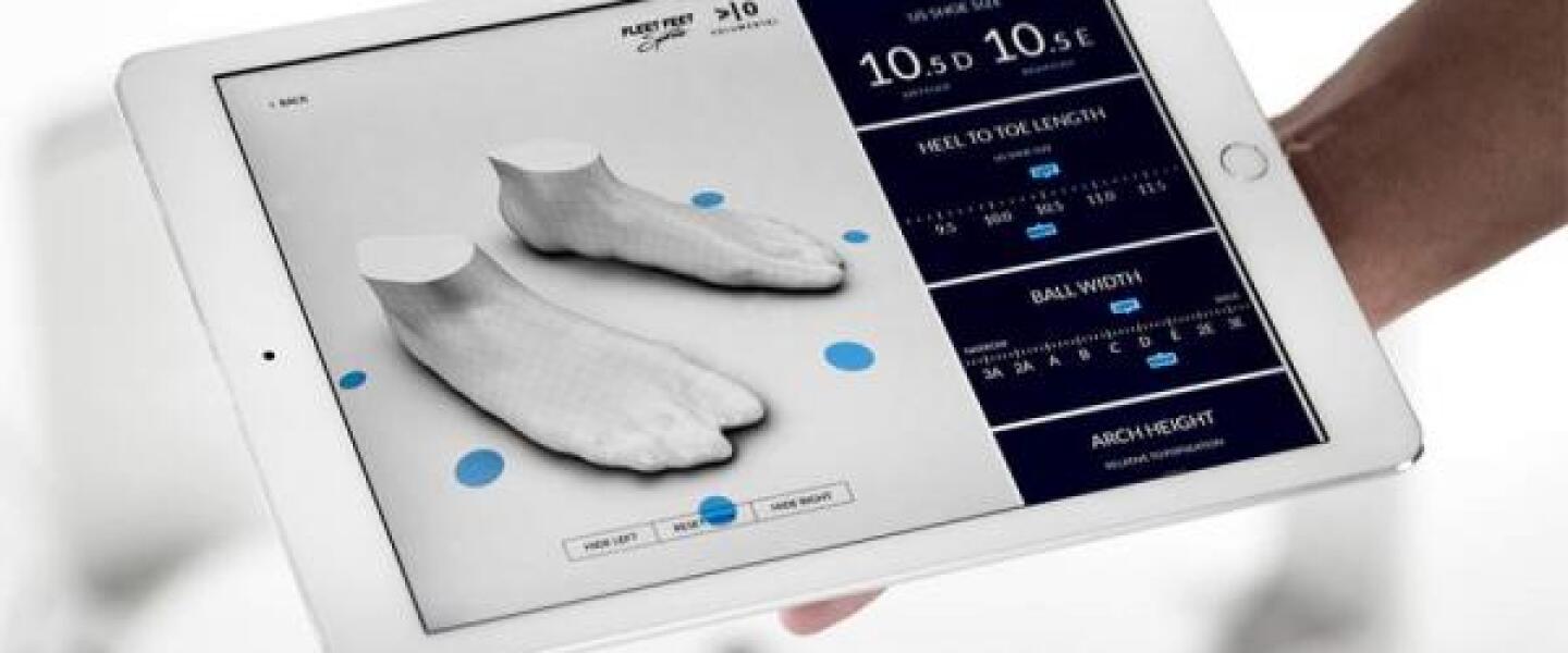 fit id - 3D Foot Scanning - Fleet Feet Knoxville