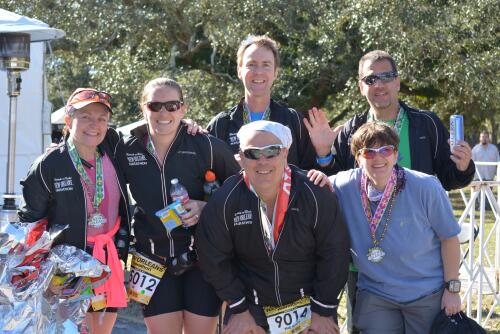 Bill after the New Orleans Marathon in 2015