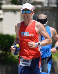 Bill Ready at Ironman 70.3 Raleigh