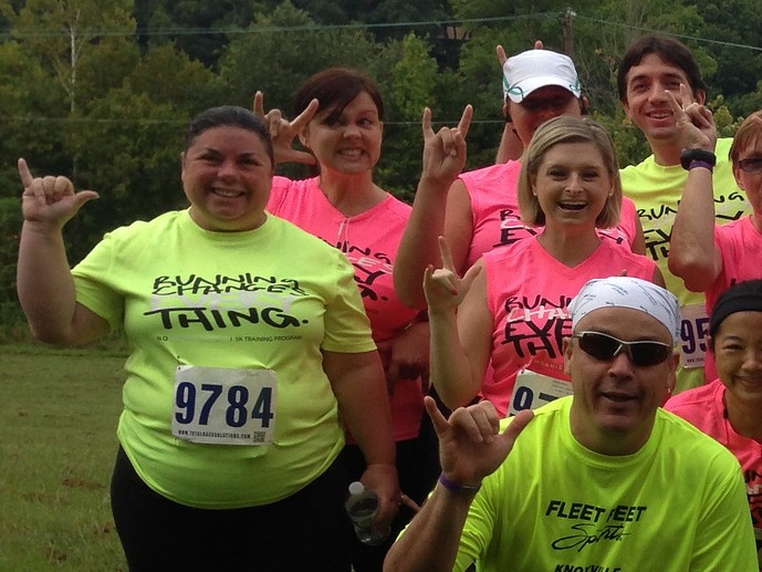 Pam at the Butterfly Fund 5k in 2013