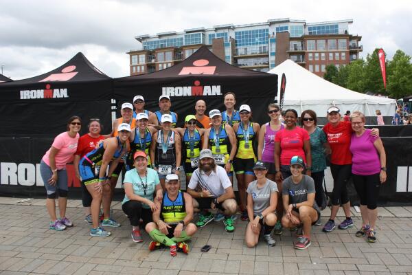 Training group after Ironman 70.3 Chattanooga 2017