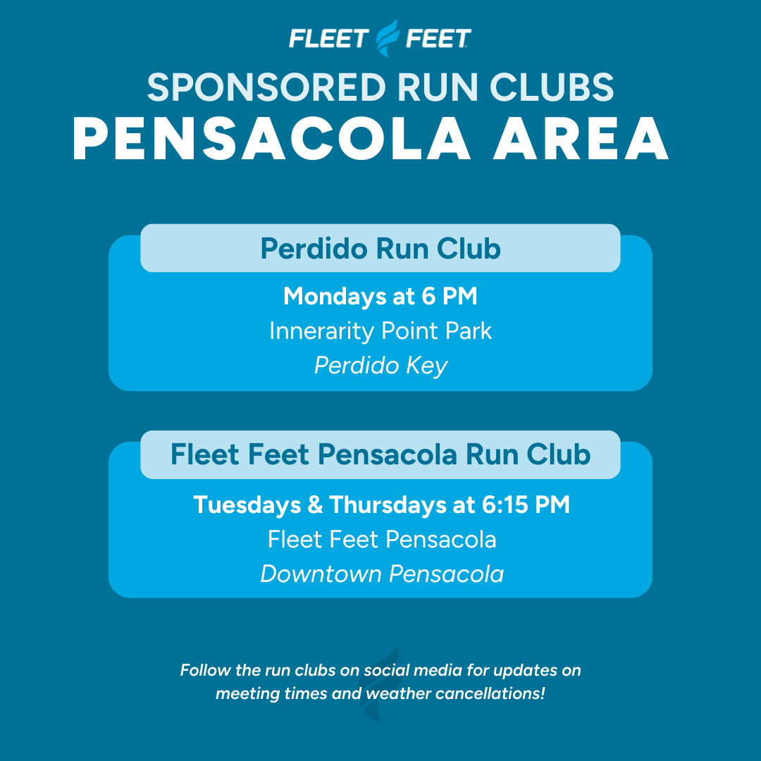 Fleet Feet Pensacola area run clubs