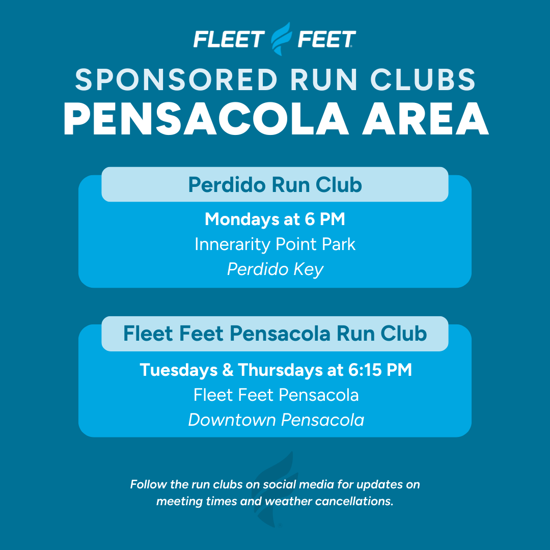 Fleet Feet Pensacola area run clubs