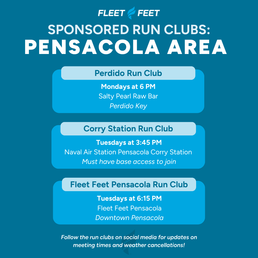 Fleet Feet Pensacola area run clubs