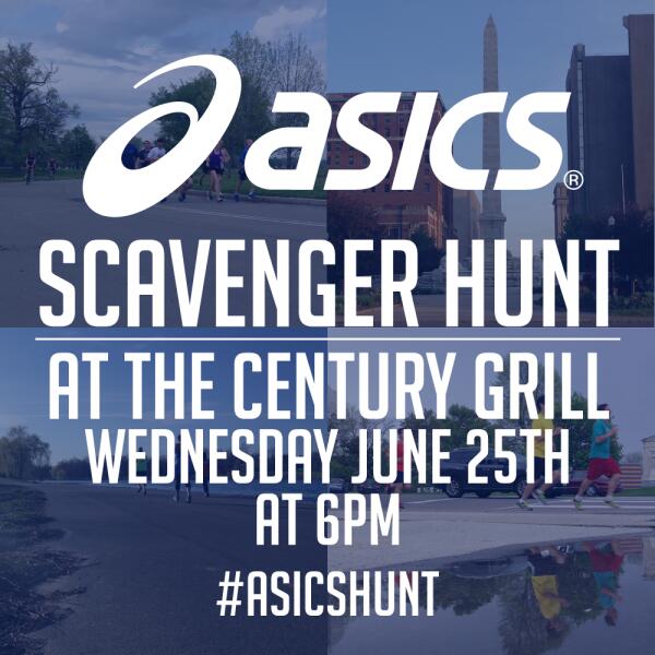 Asics Scavenger Hunt at Century Grill