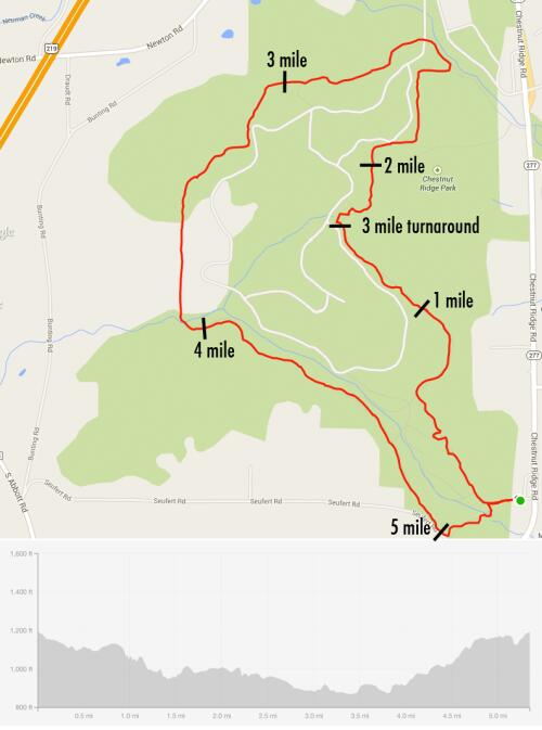 Chestnut Ridge Trail Map