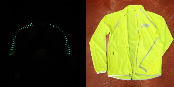 New balance hi viz running outlet jacket