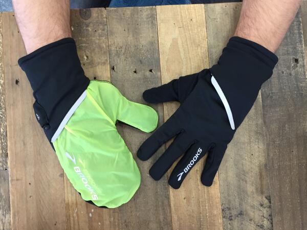 brooks running gloves