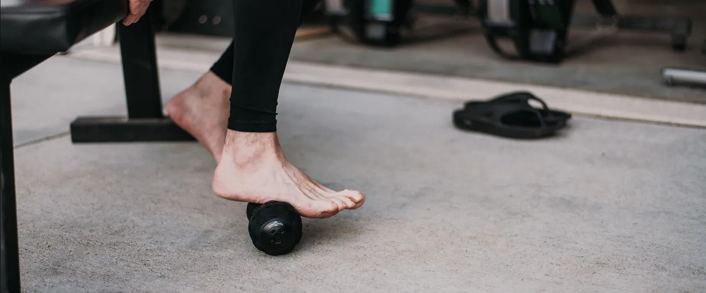 Foot roller for plantar fasciitis help