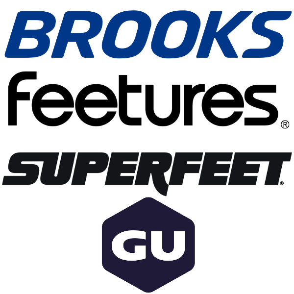 Brooks, feetures, superfeet, gu