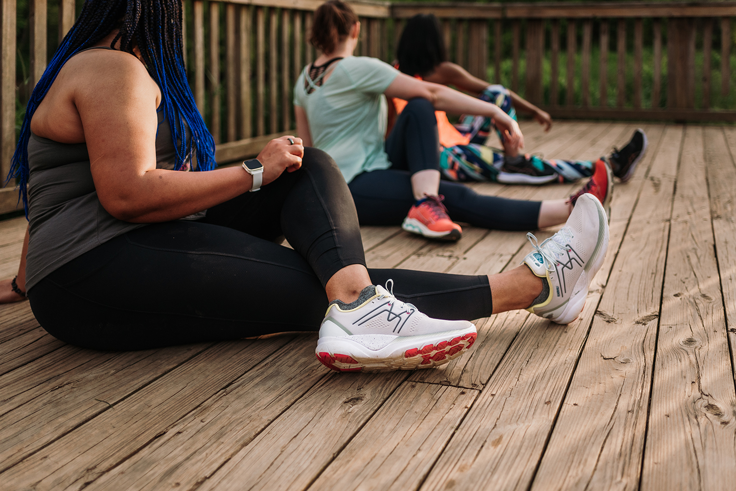 stretching before a 5k training program