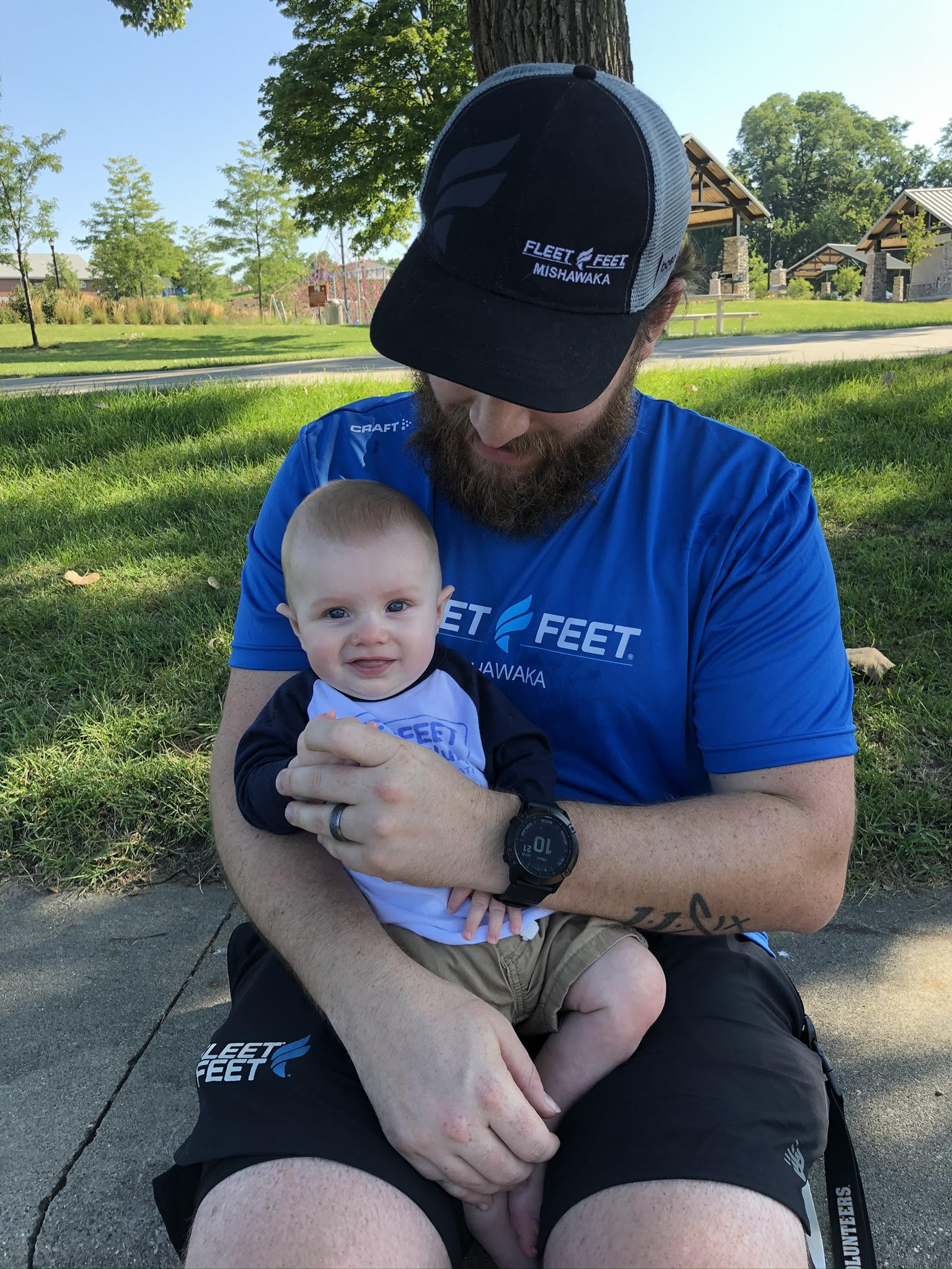 Chris and his son Henry