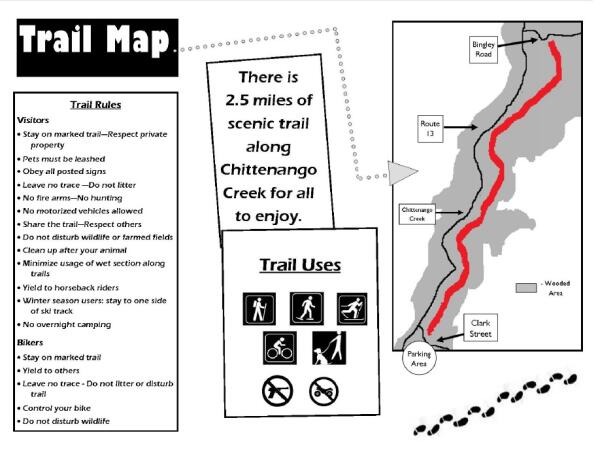 Gorge Trail Map Cazenovia