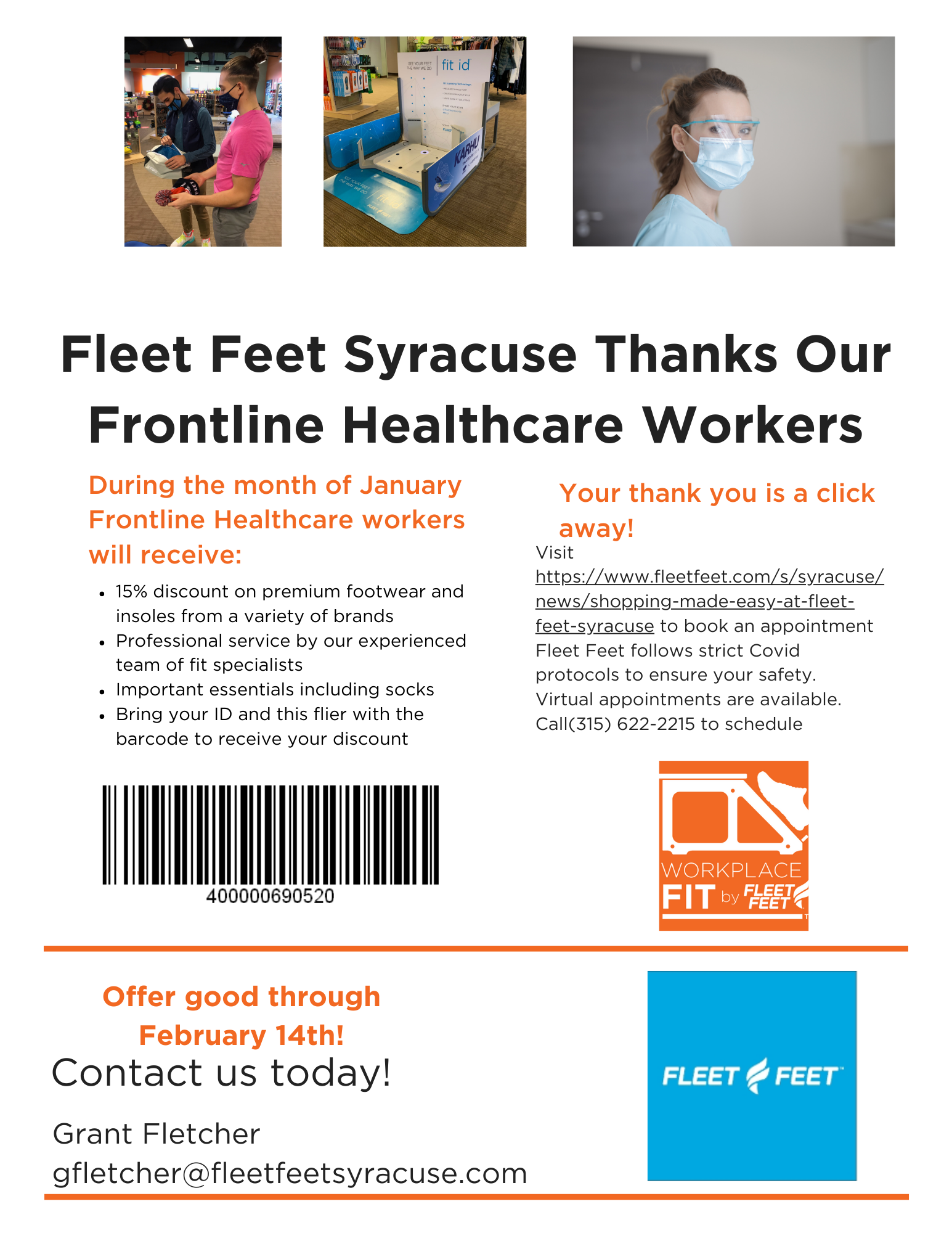 Frontline Healthcare workers shoe discount