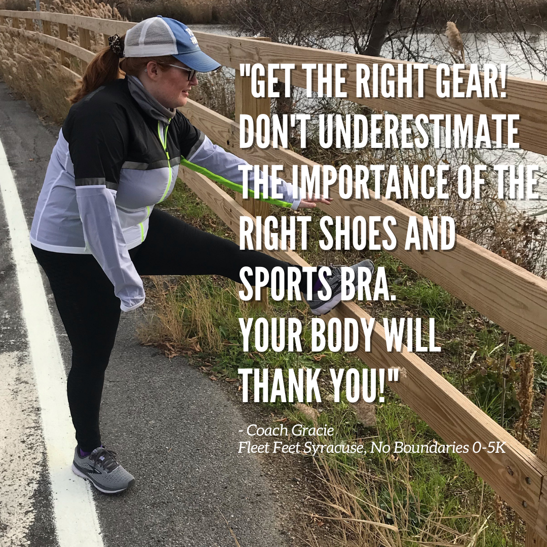 Gracie's tip for new runners