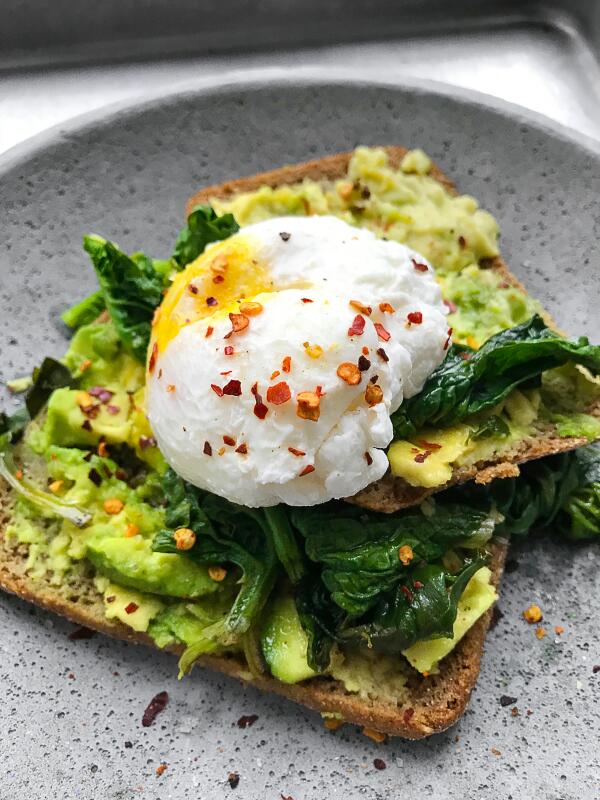 Avocado toast for healthy fats in the morning