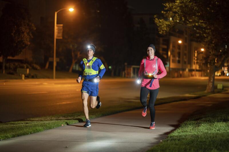 Running at Night: Staying Visible